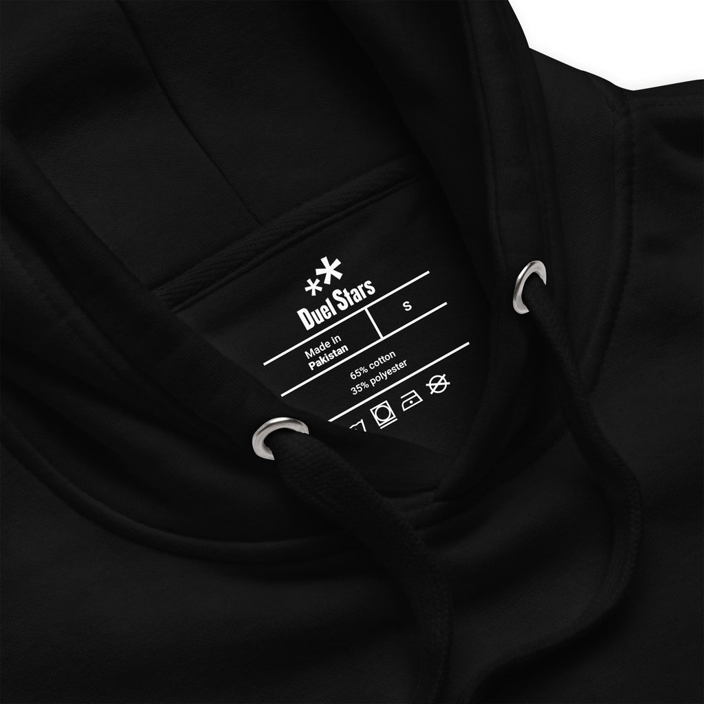 Kanji Hoodie by DuelStars — Black — Product Details