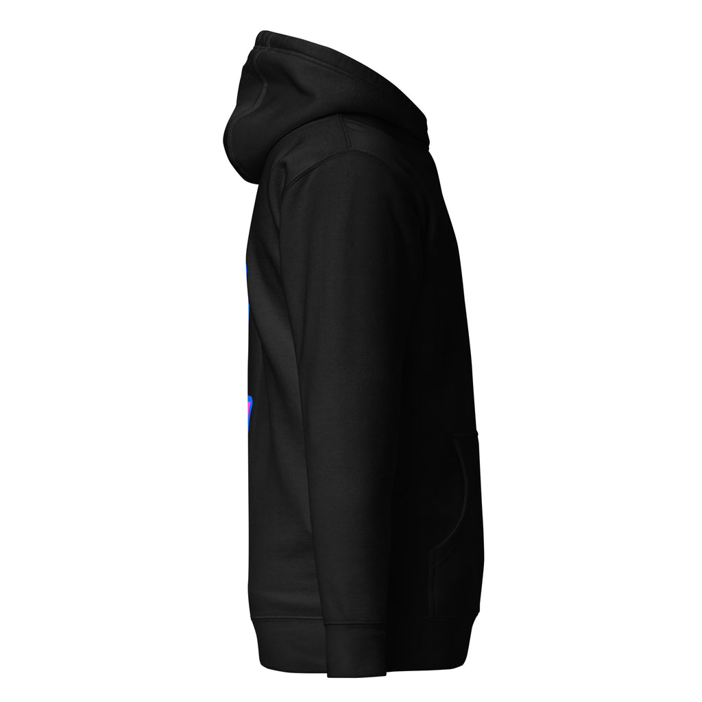 Kanji Hoodie by DuelStars — Black — Right