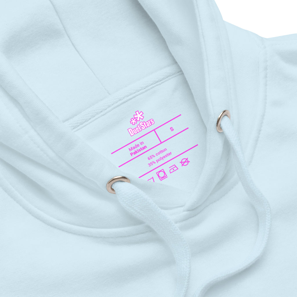 Kanji Hoodie by DuelStars — Sky Blue — Product Details
