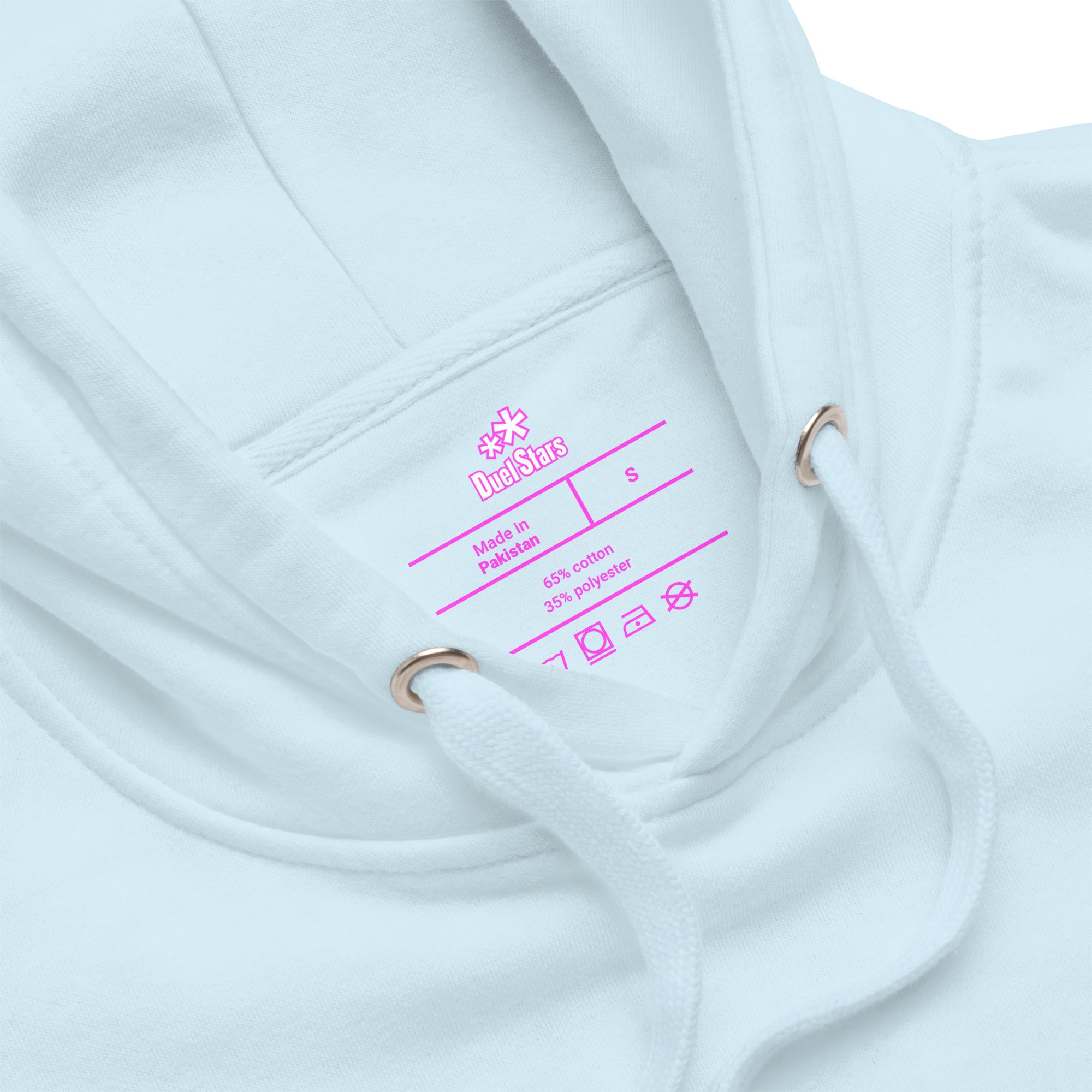 Kanji Hoodie by DuelStars — Sky Blue — Product Details