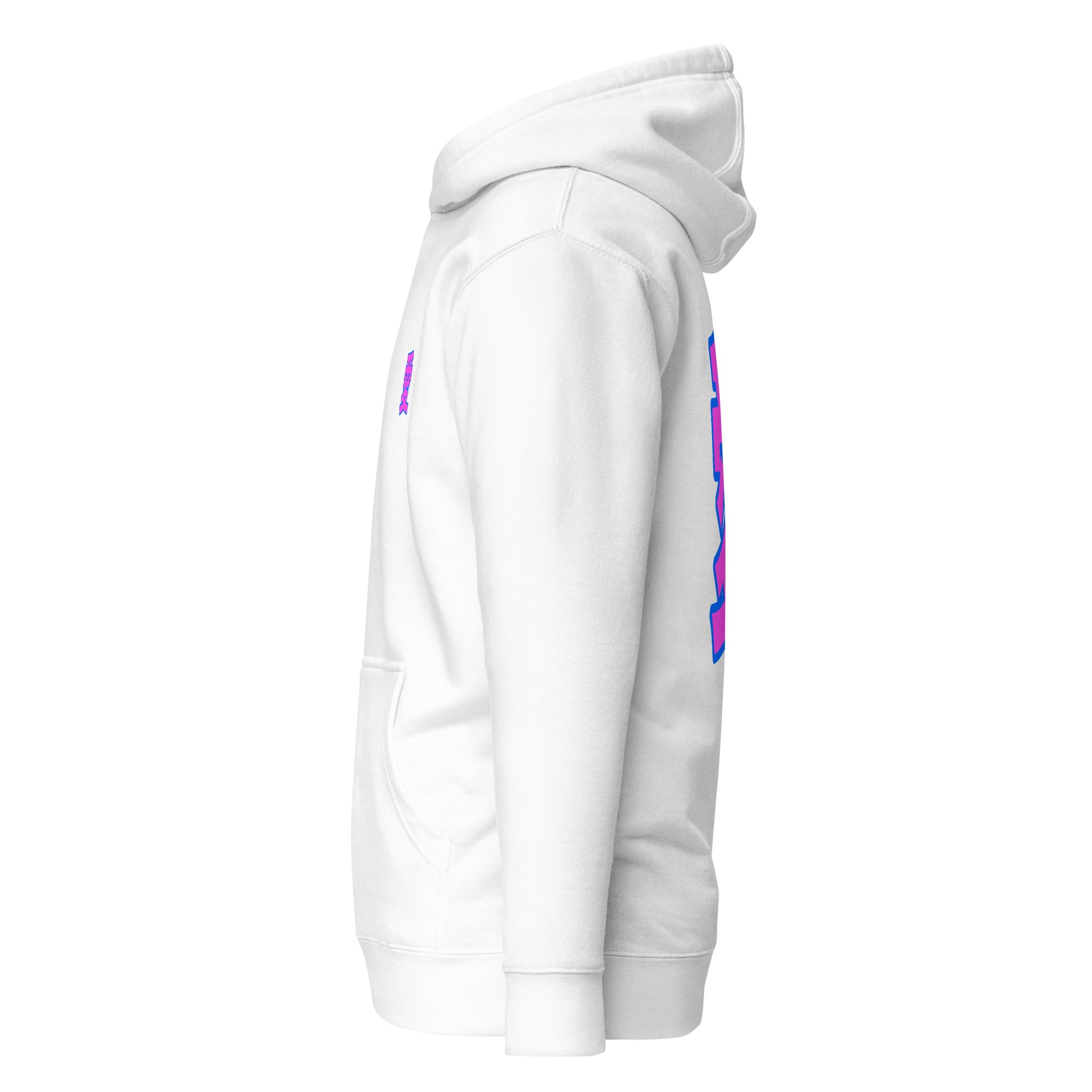 Kanji Hoodie by DuelStars — White — Left