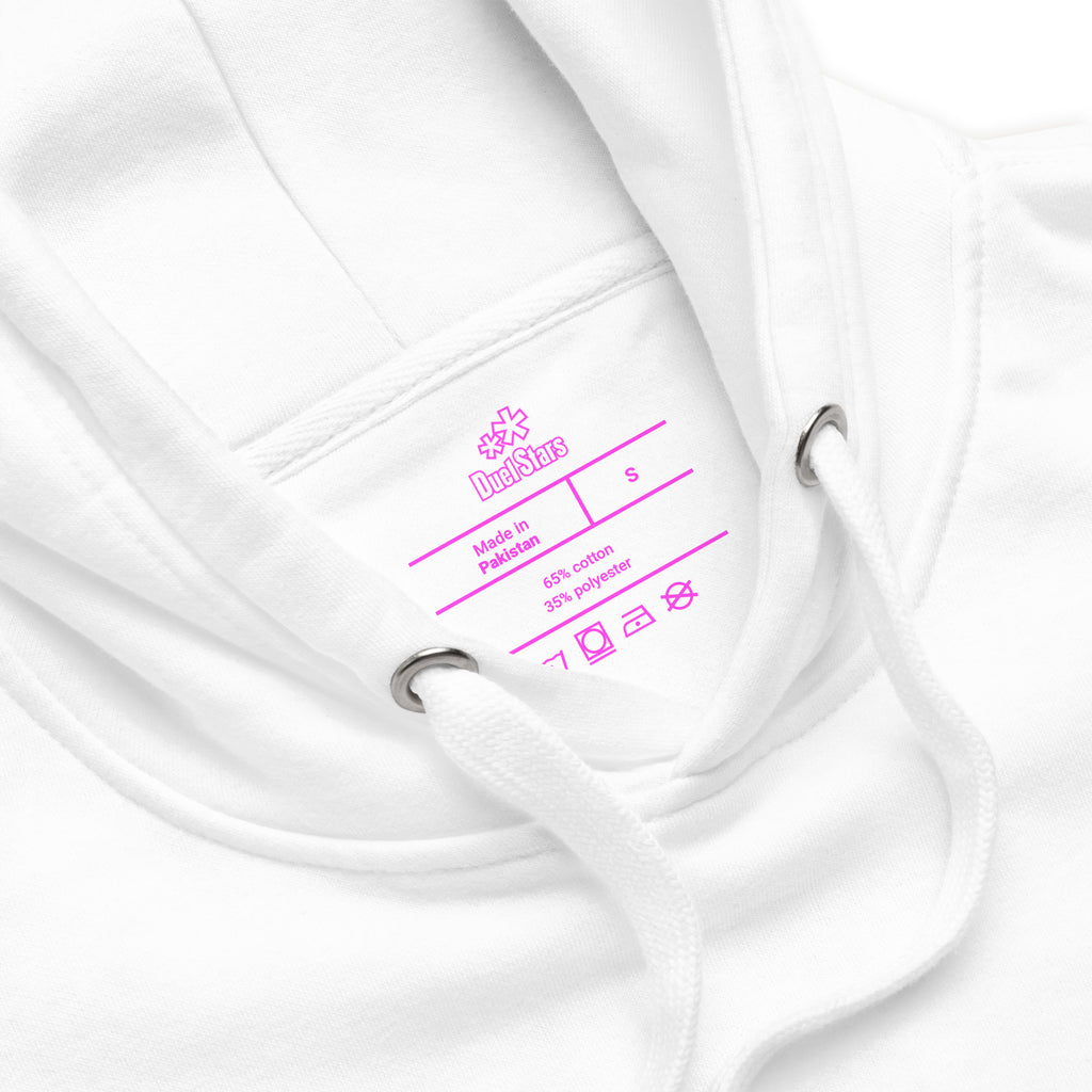 Kanji Hoodie by DuelStars — White — Product Details