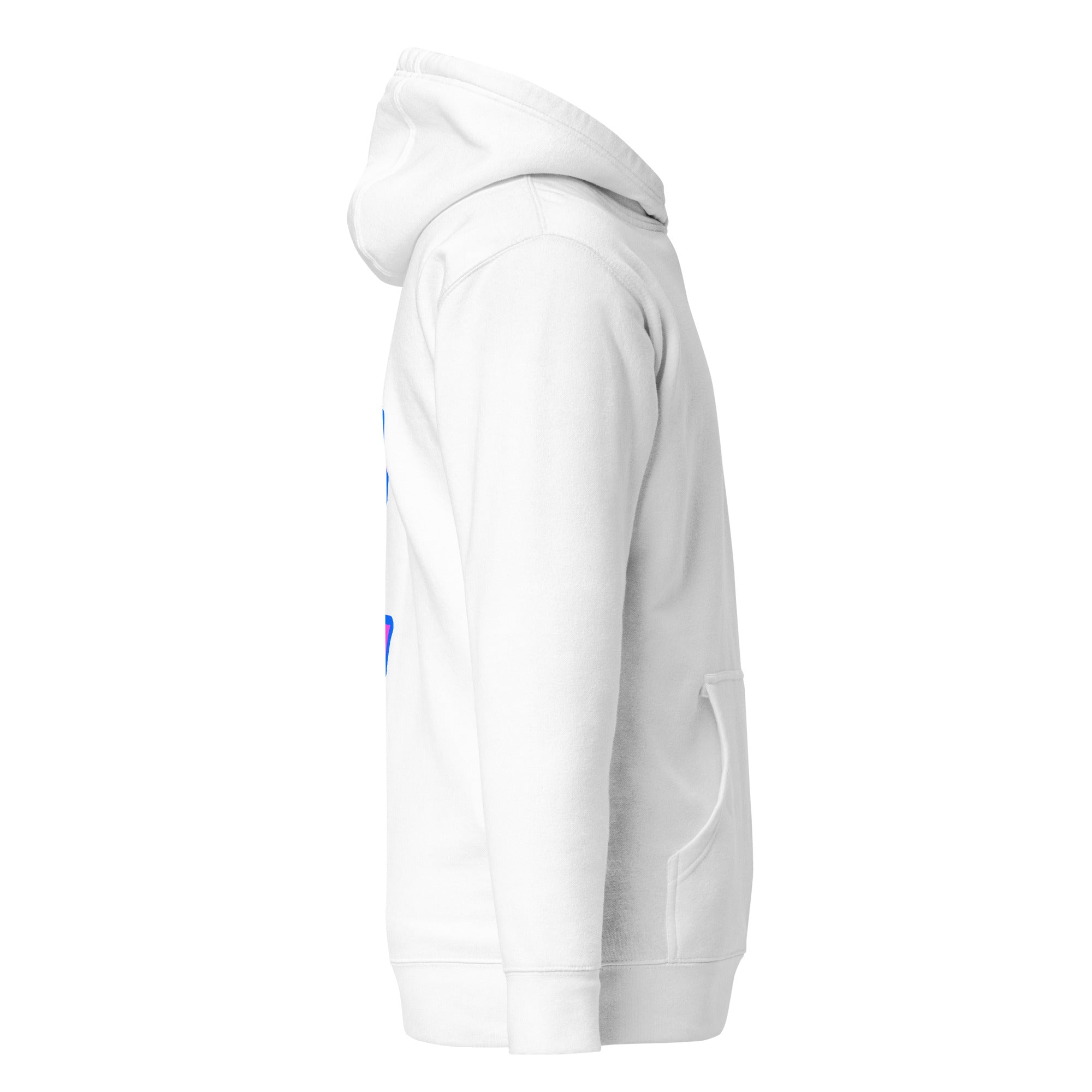 Kanji Hoodie by DuelStars — White — Right